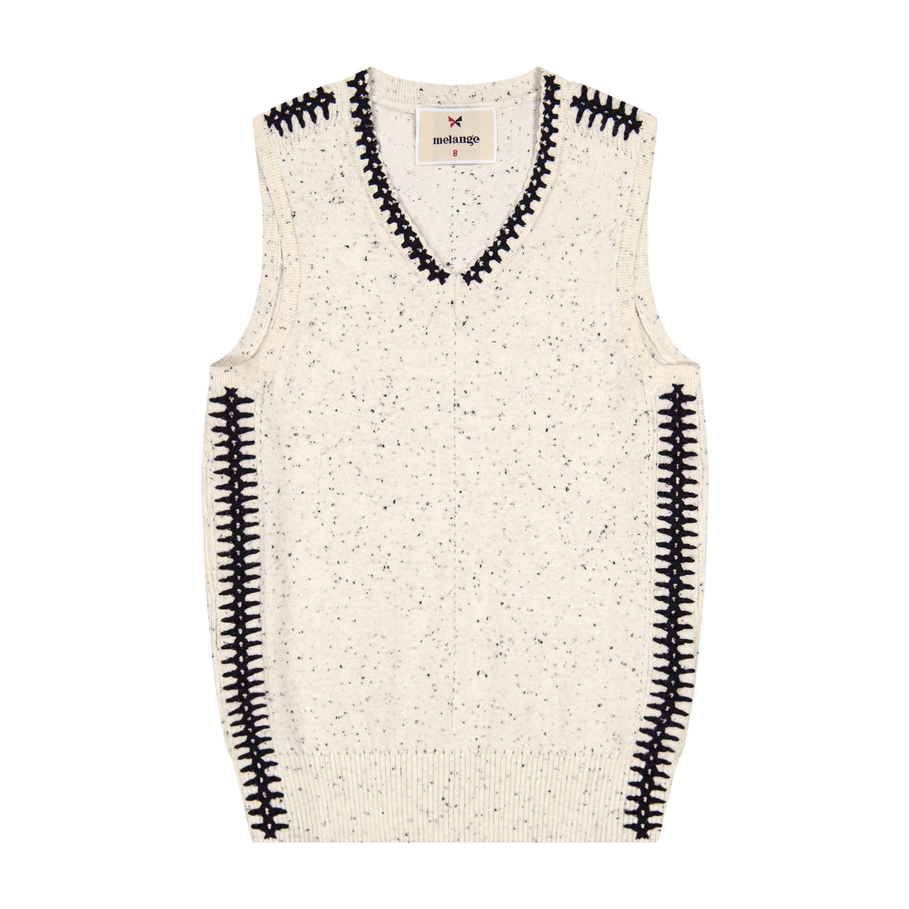 Melange Knit Vest