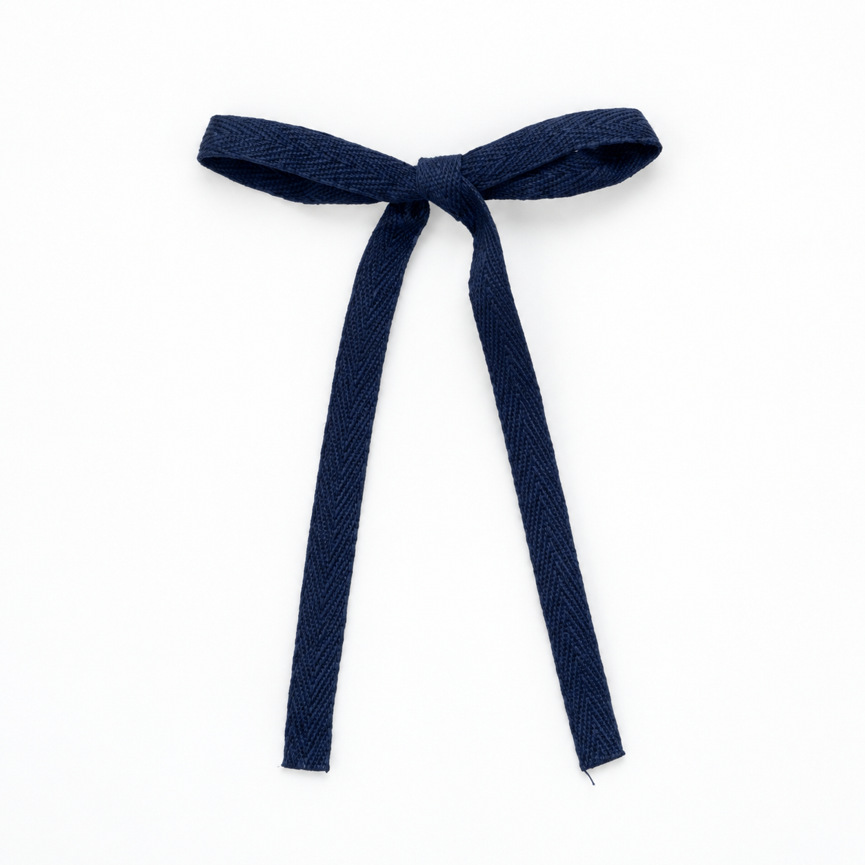 Woven Ribbon Bow Hair Tie