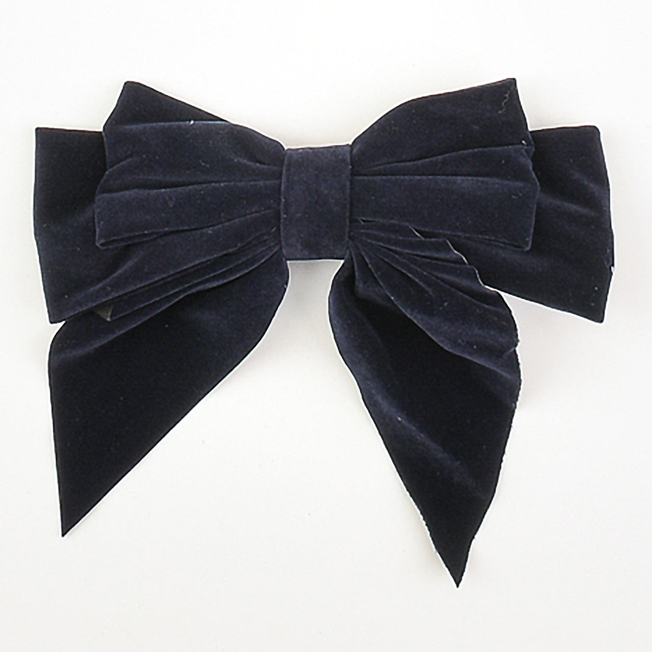 Velvet Bow Clip