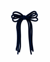 Velvet Corded Bow Clip