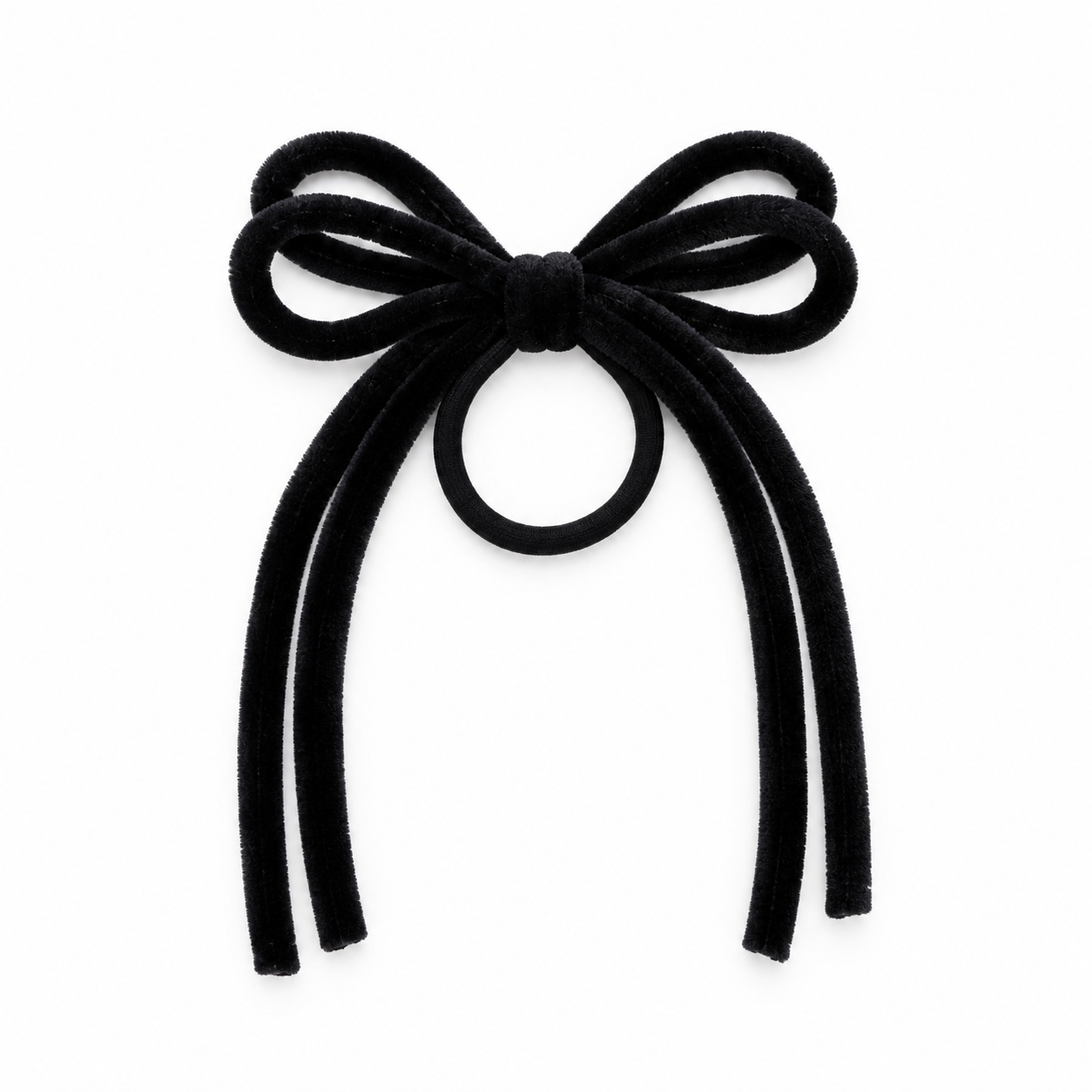 Nana Velvet Corded Bow Hair Tie