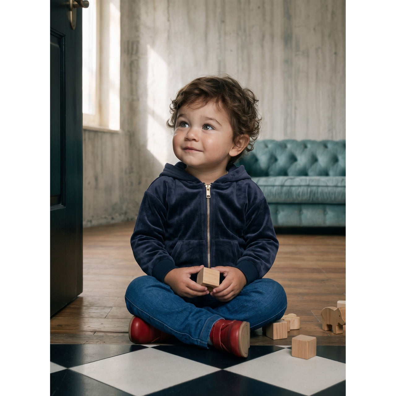 Hadas Velvet Baby Hoodie