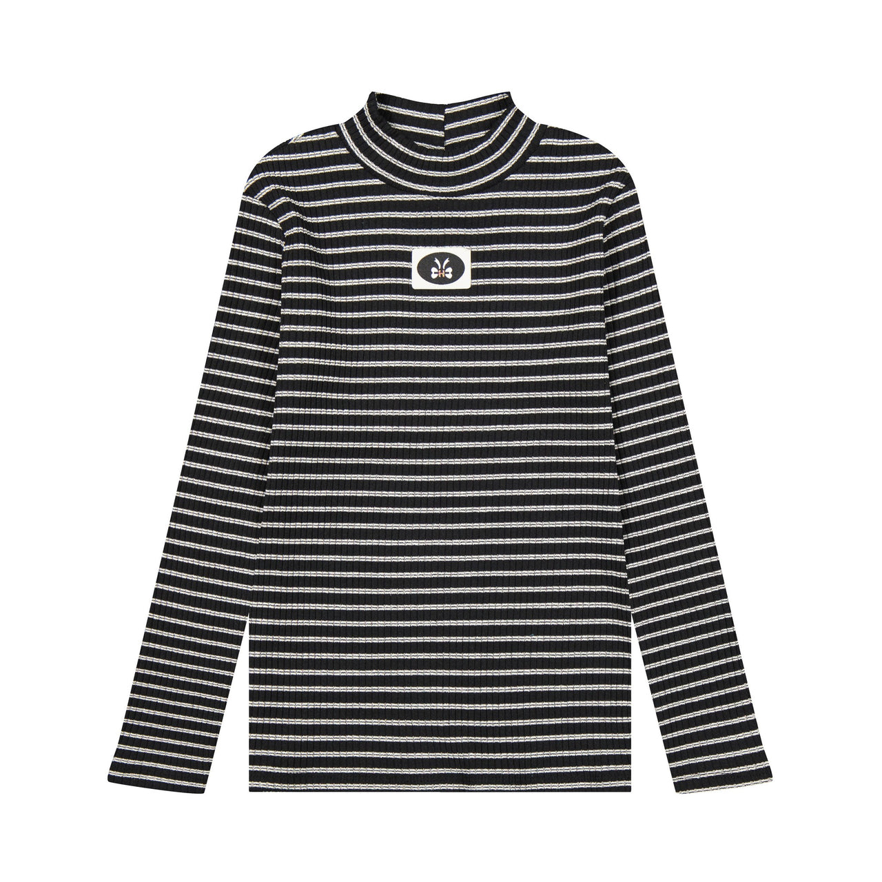 Hadas Rib Stripes Mockneck