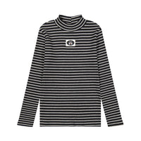 Hadas Rib Stripes Mockneck
