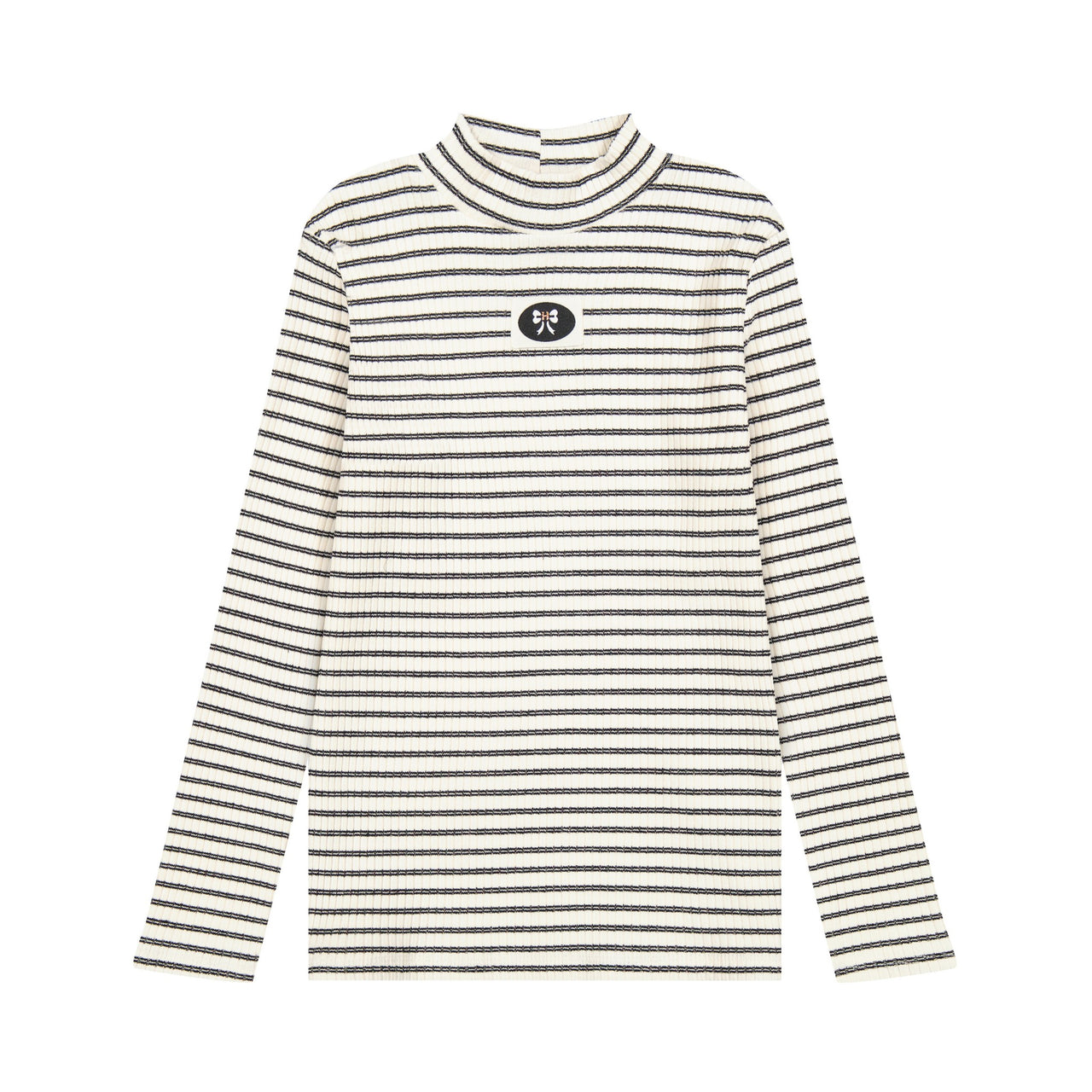 Hadas Rib Stripes Mockneck