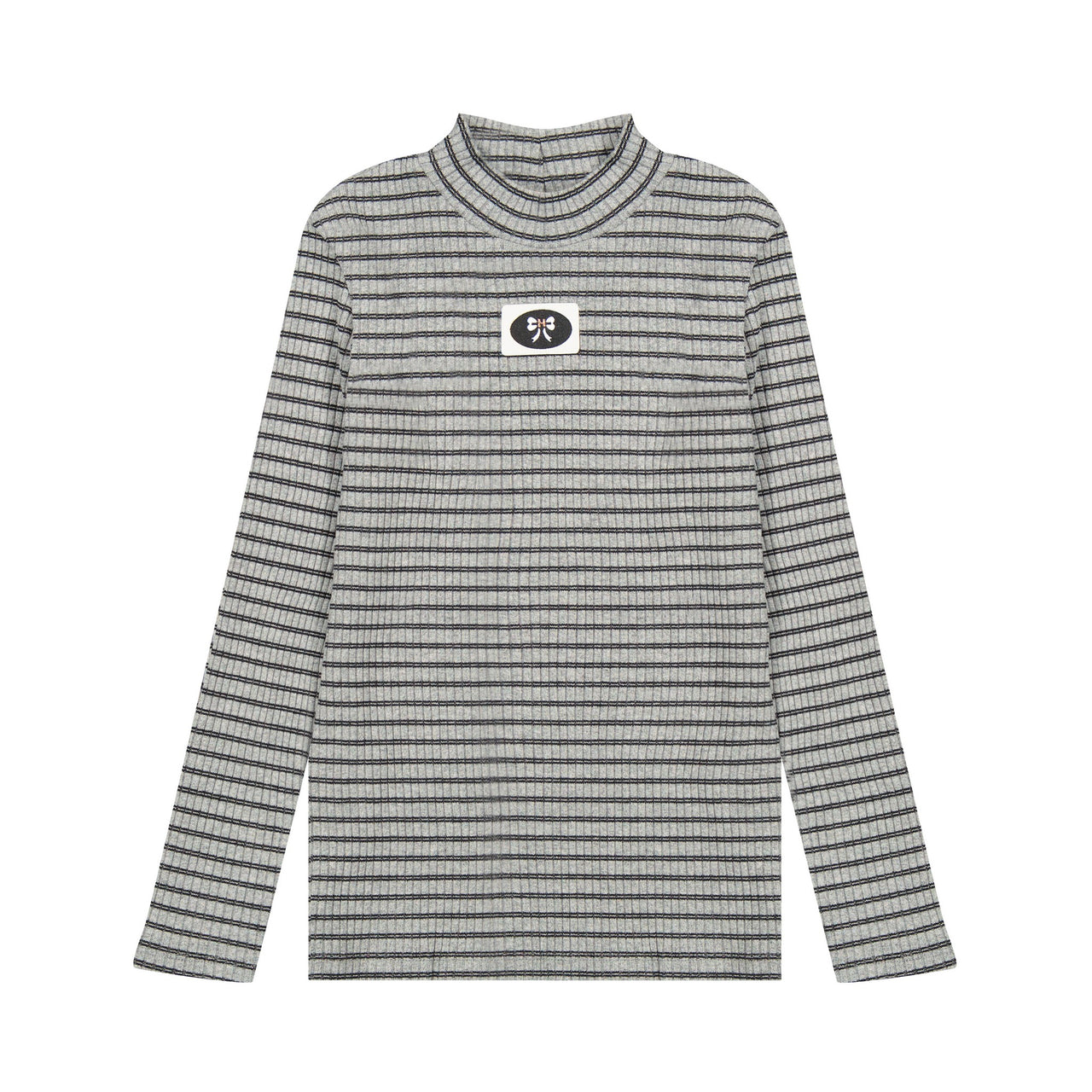 Hadas Rib Stripes Mockneck