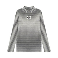 Hadas Rib Stripes Mockneck