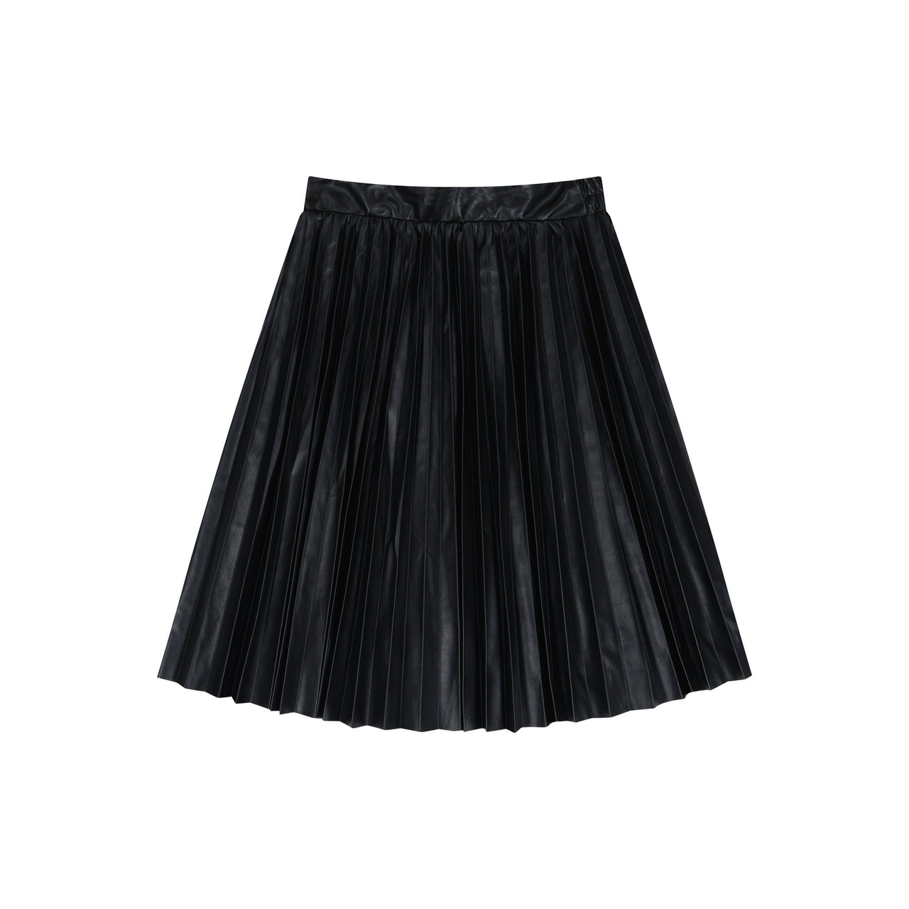 Hadas PU Pleated Skirt