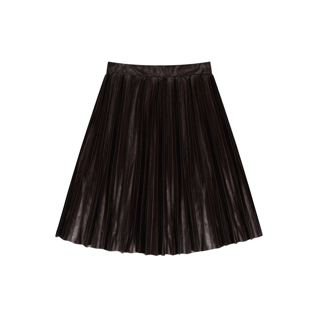Hadas PU Pleated Skirt