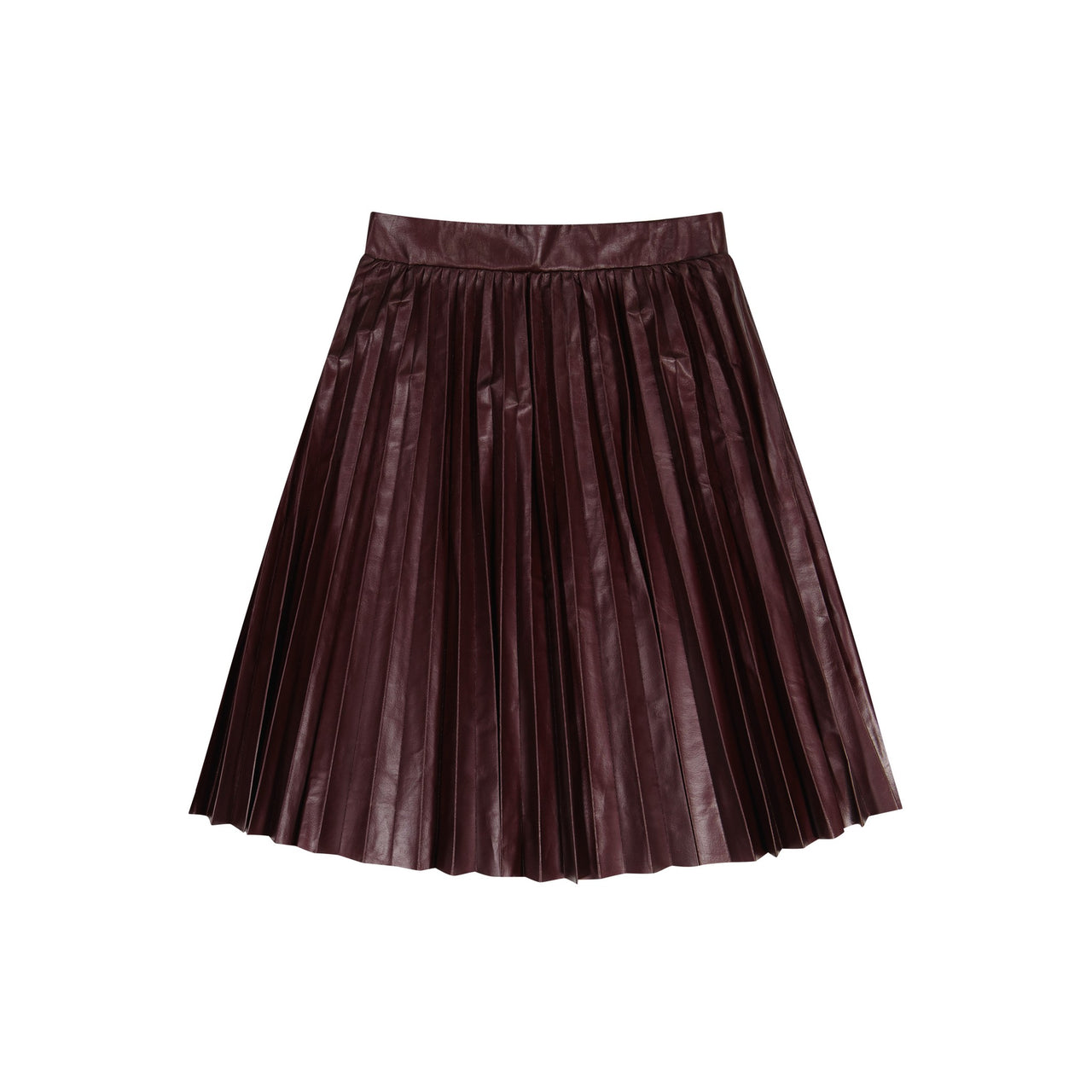 Hadas PU Pleated Skirt