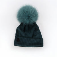 Corduroy Pom-Pom Hat
