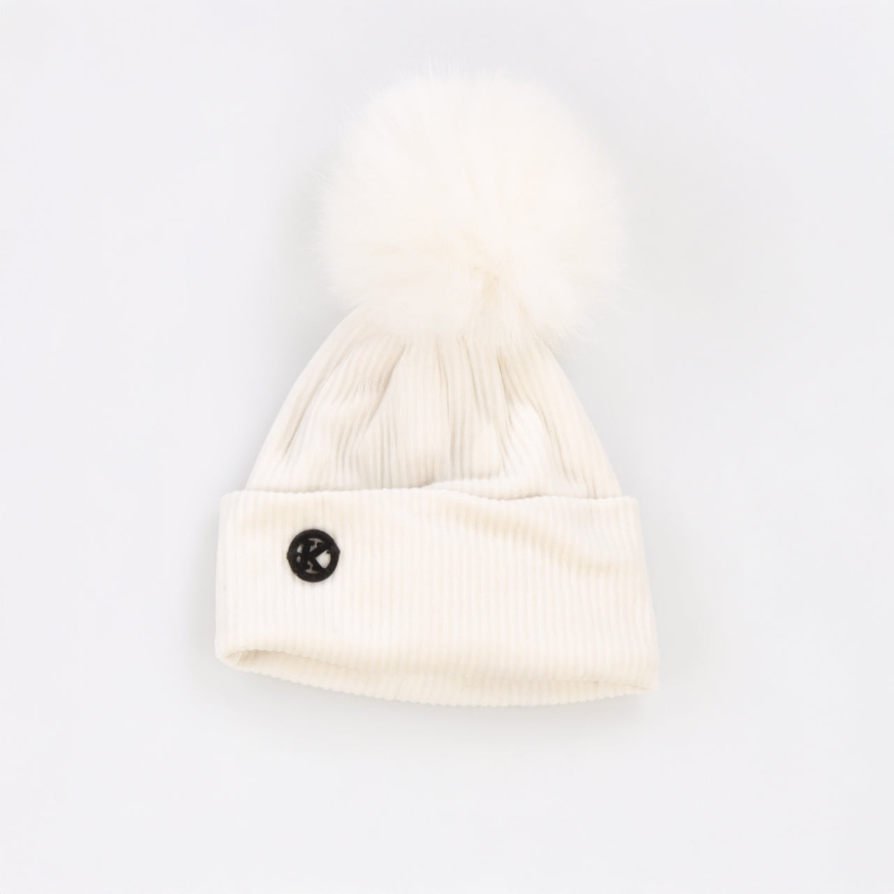 Corduroy Pom-Pom Hat