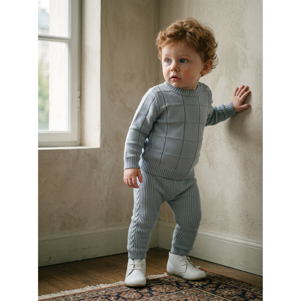 Hadas Baby Knitted Square Sweater