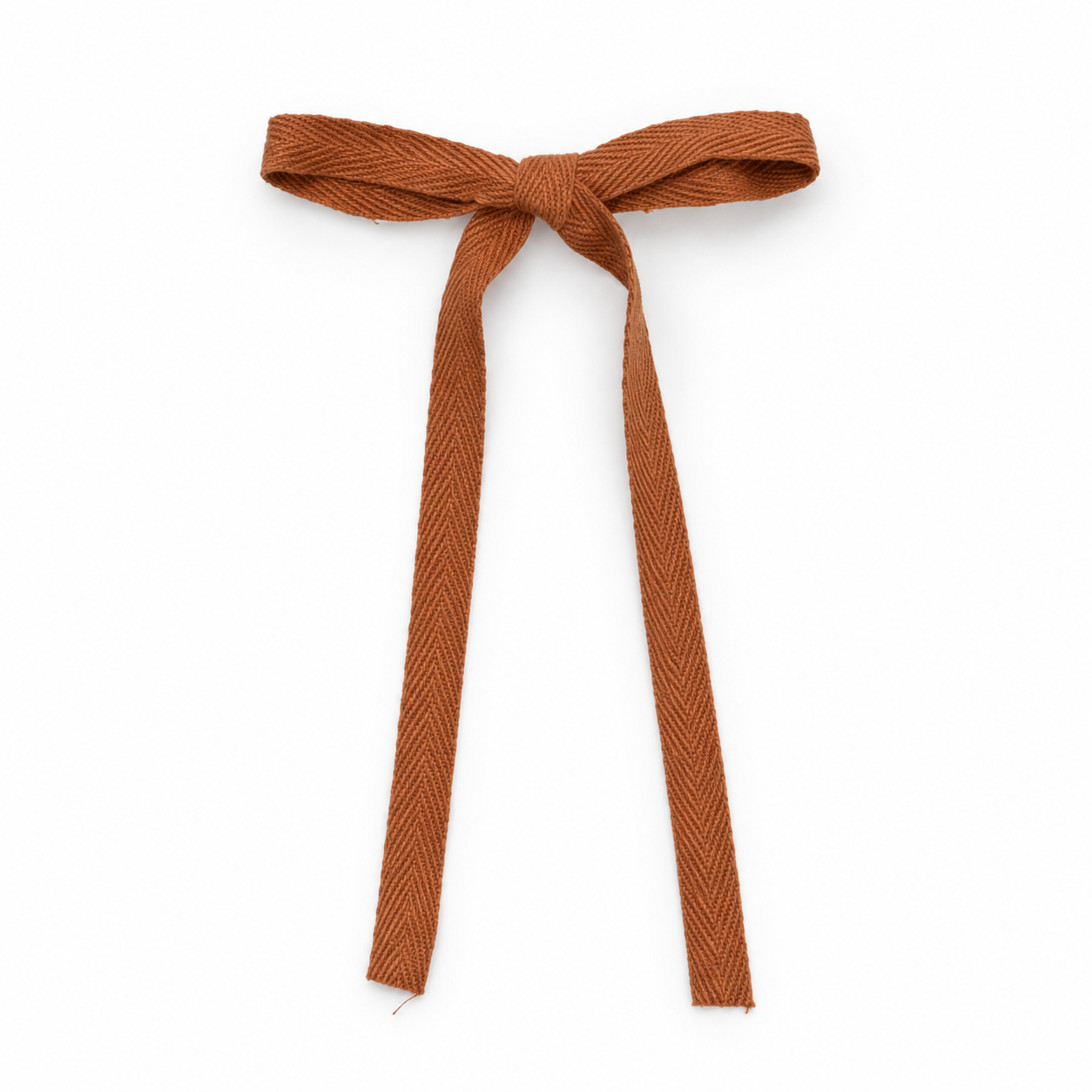 Woven Ribbon Bow Hair Tie