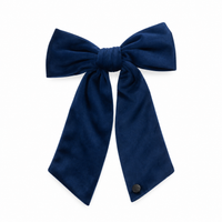 Velvet Bow Clip