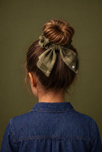 Nana Checked Scrunchie