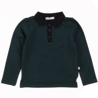 Striped Contrast Polo