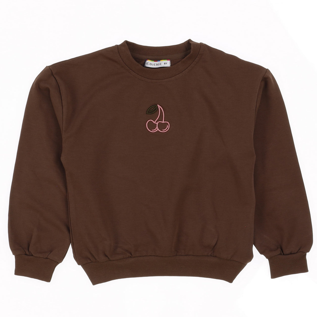 Girls Cherry EMB Sweatshirt