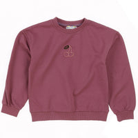 Girls Cherry EMB Sweatshirt