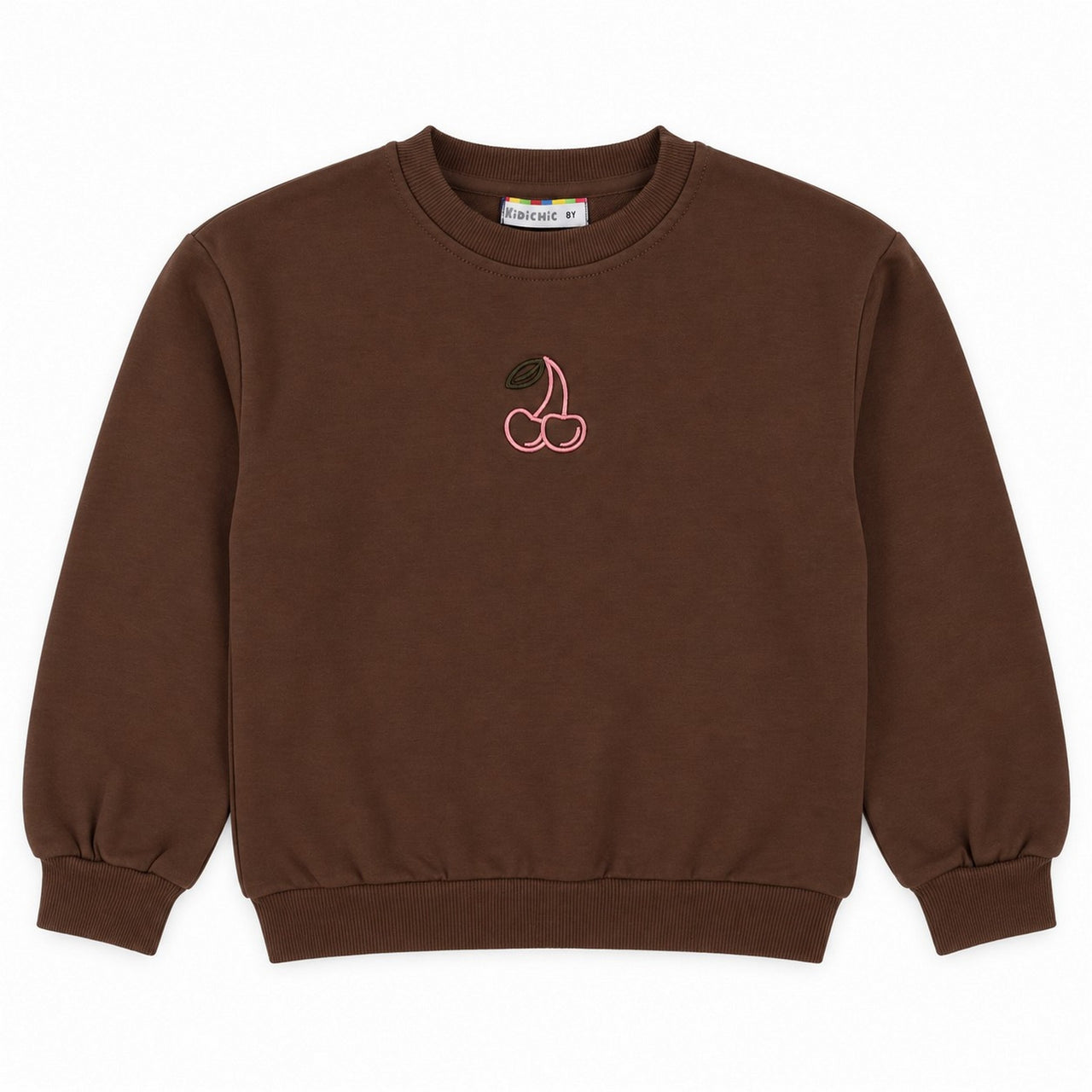Girls Cherry EMB Sweatshirt