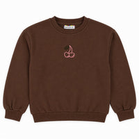 Girls Cherry EMB Sweatshirt