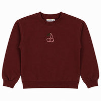 Girls Cherry EMB Sweatshirt