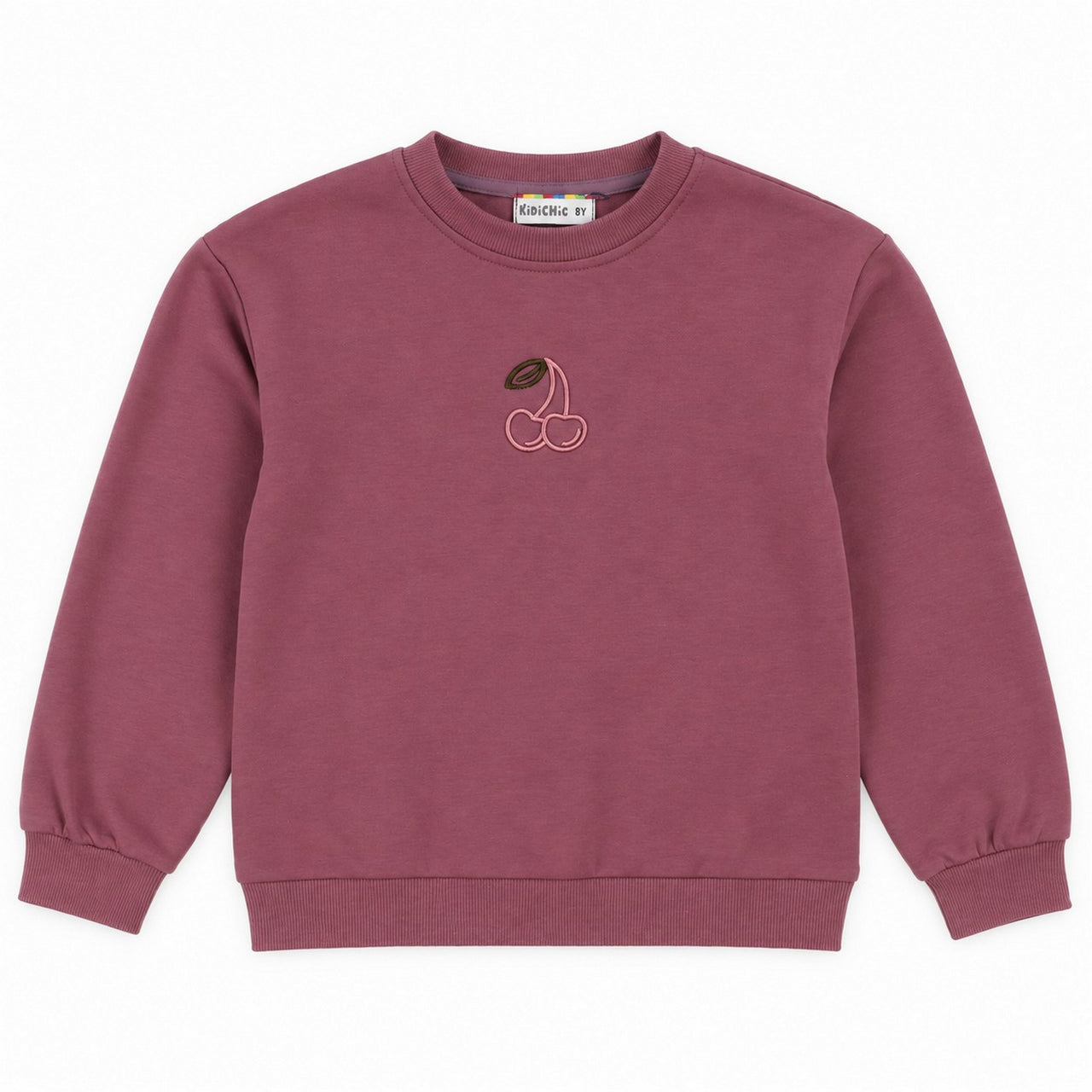 Girls Cherry EMB Sweatshirt