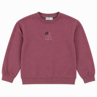 Girls Cherry EMB Sweatshirt