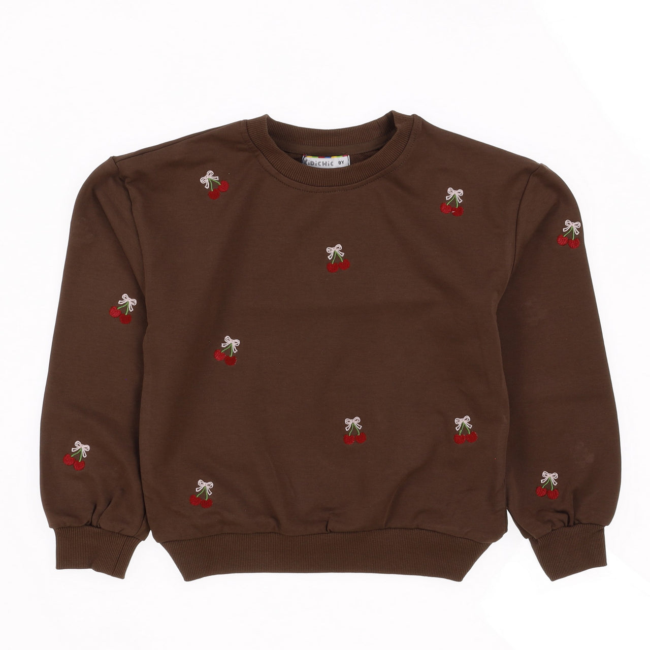 Girls Cherry AOP Sweatshirt