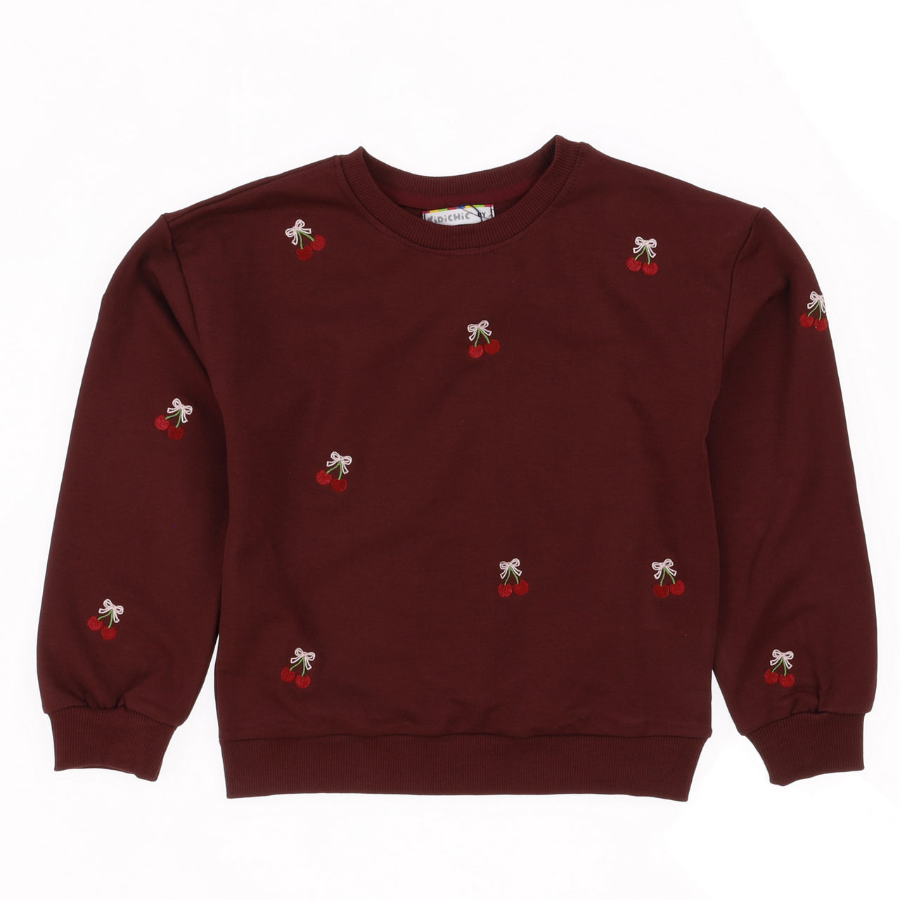 Girls Cherry AOP Sweatshirt