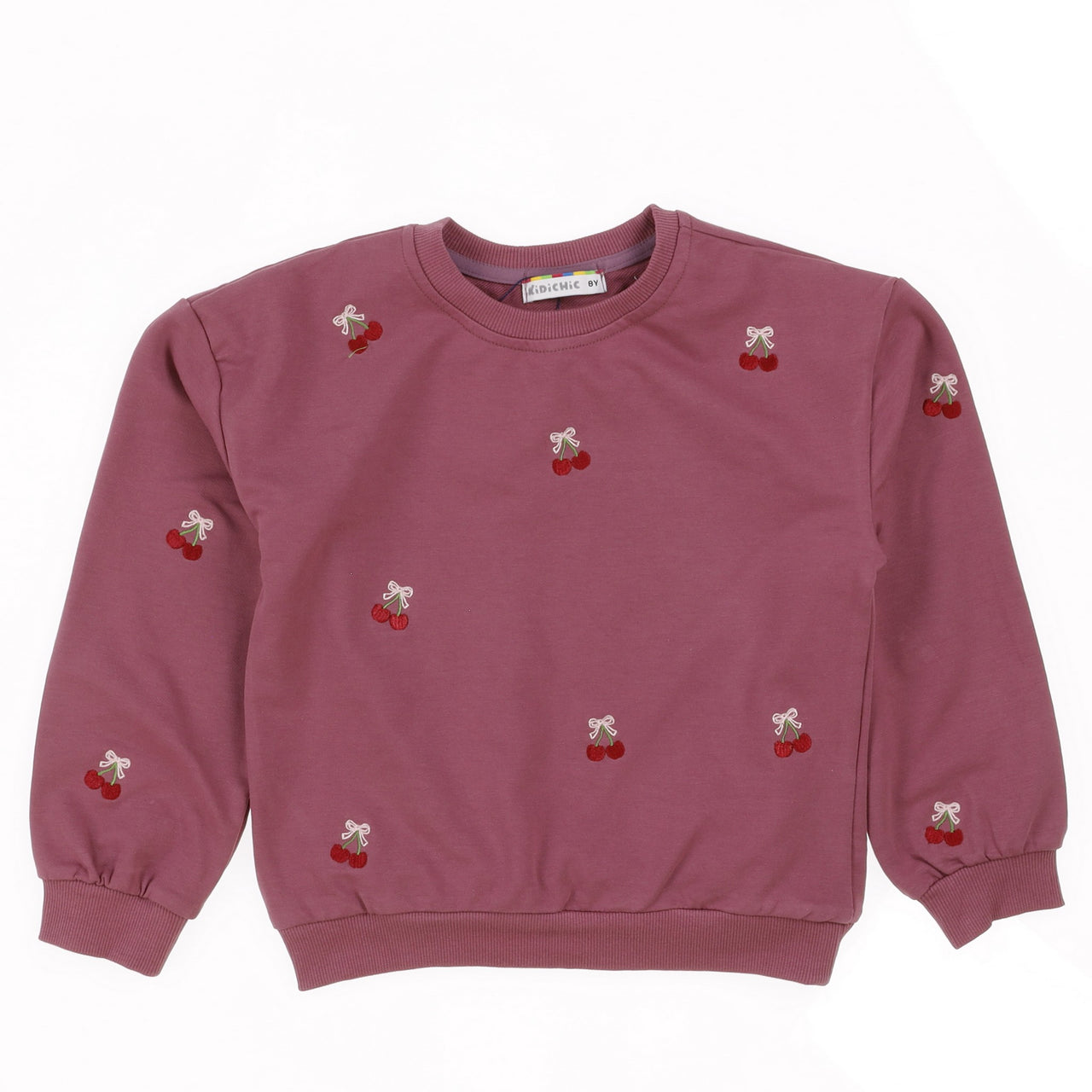 Girls Cherry AOP Sweatshirt