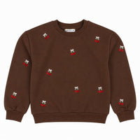 Girls Cherry AOP Sweatshirt