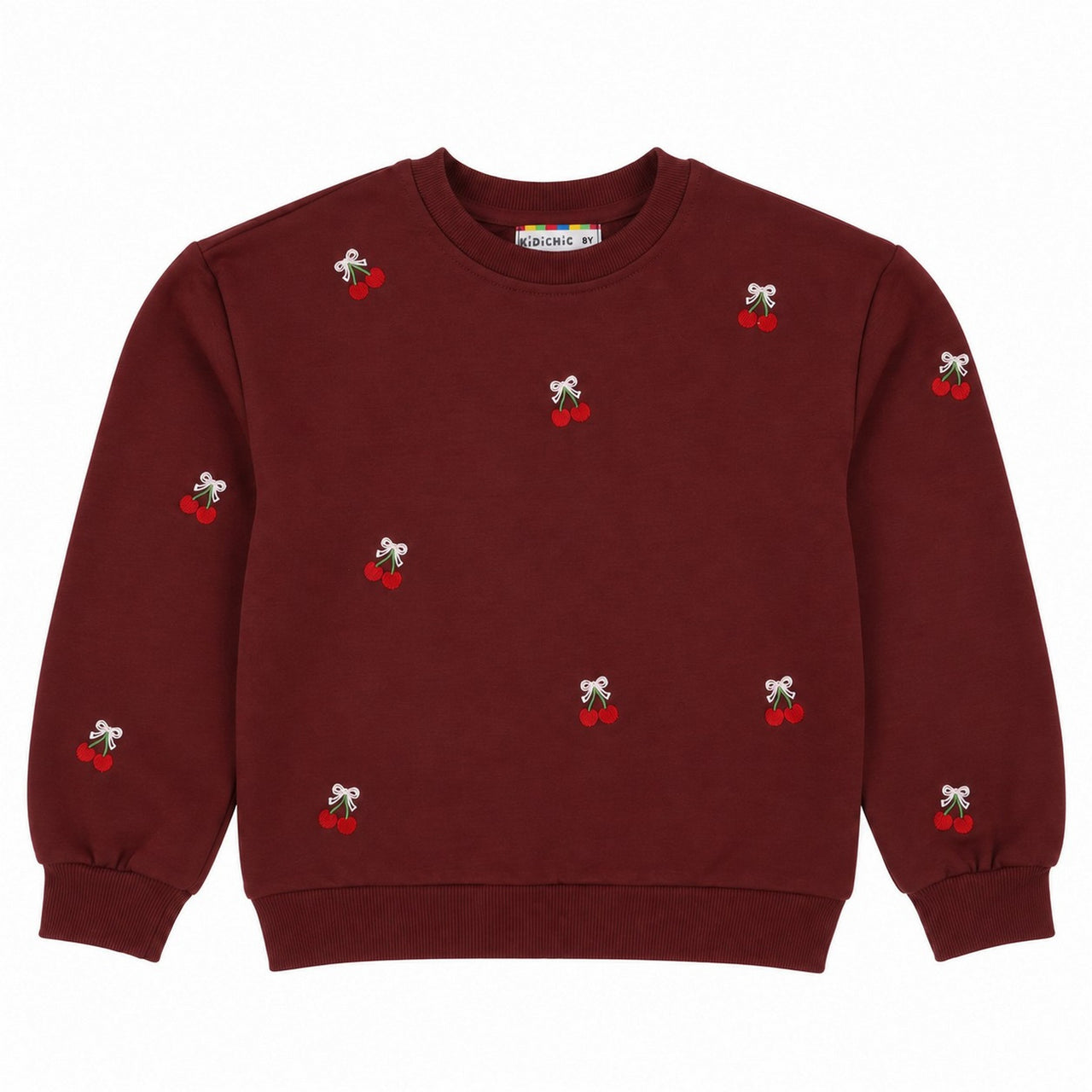 Girls Cherry AOP Sweatshirt