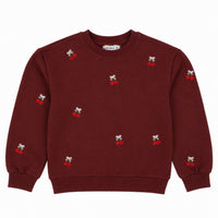 Girls Cherry AOP Sweatshirt