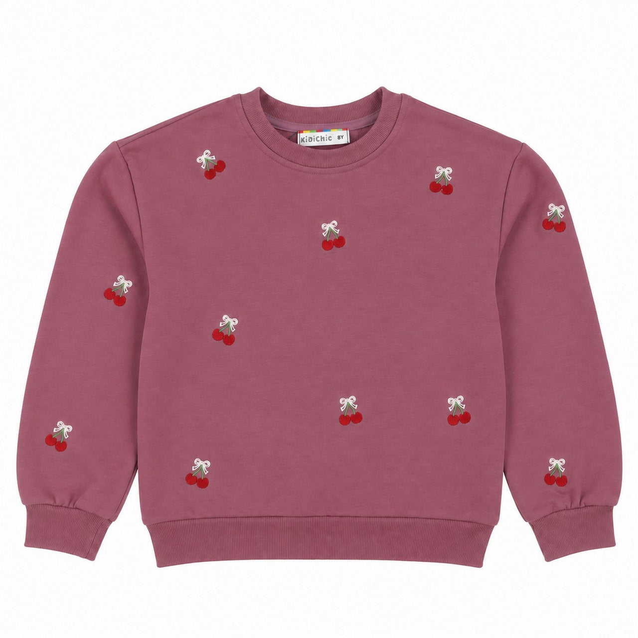 Girls Cherry AOP Sweatshirt