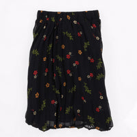 Girls Printed Pleated Skirt