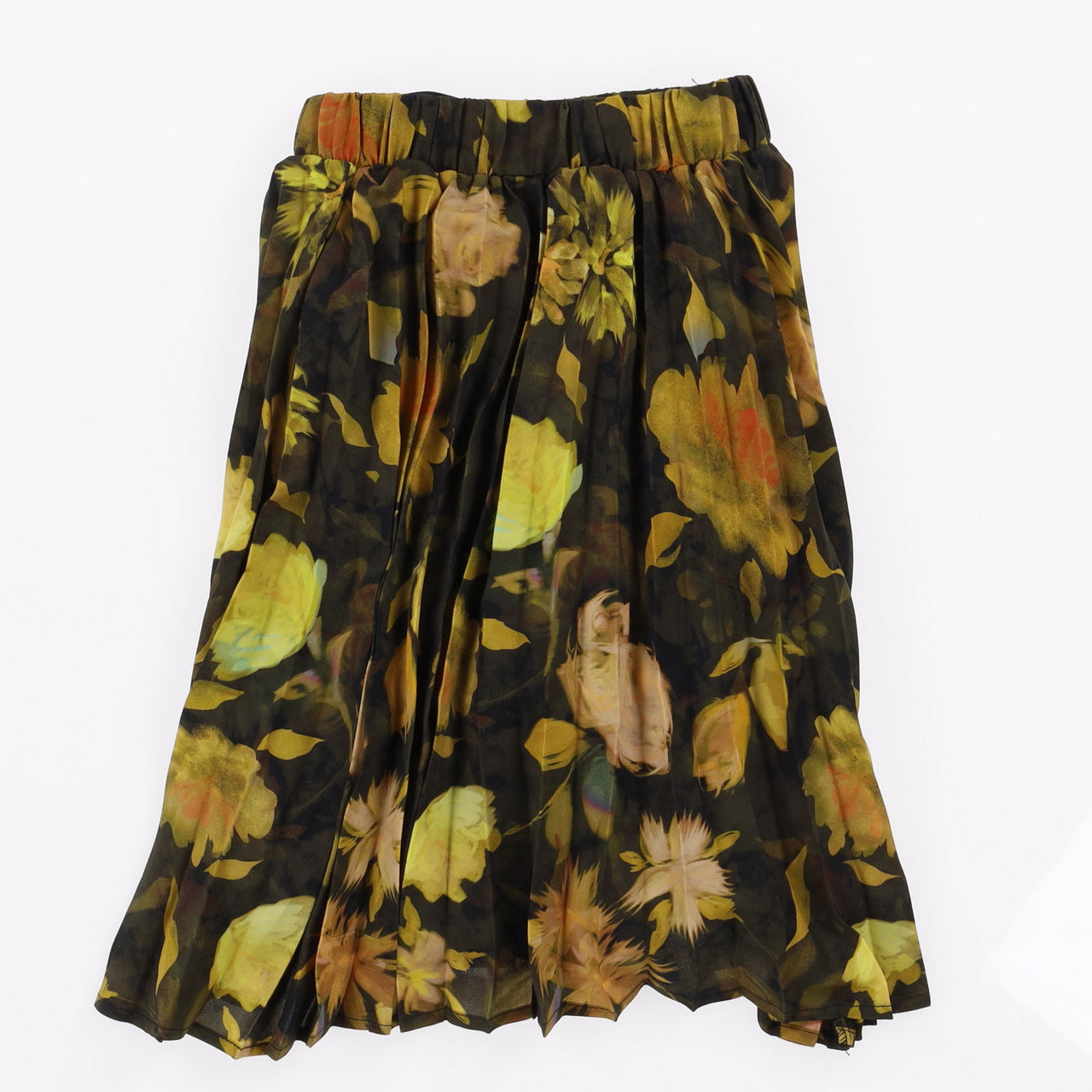 Girls Printed Pleated Skirt