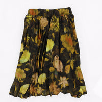 Girls Printed Pleated Skirt