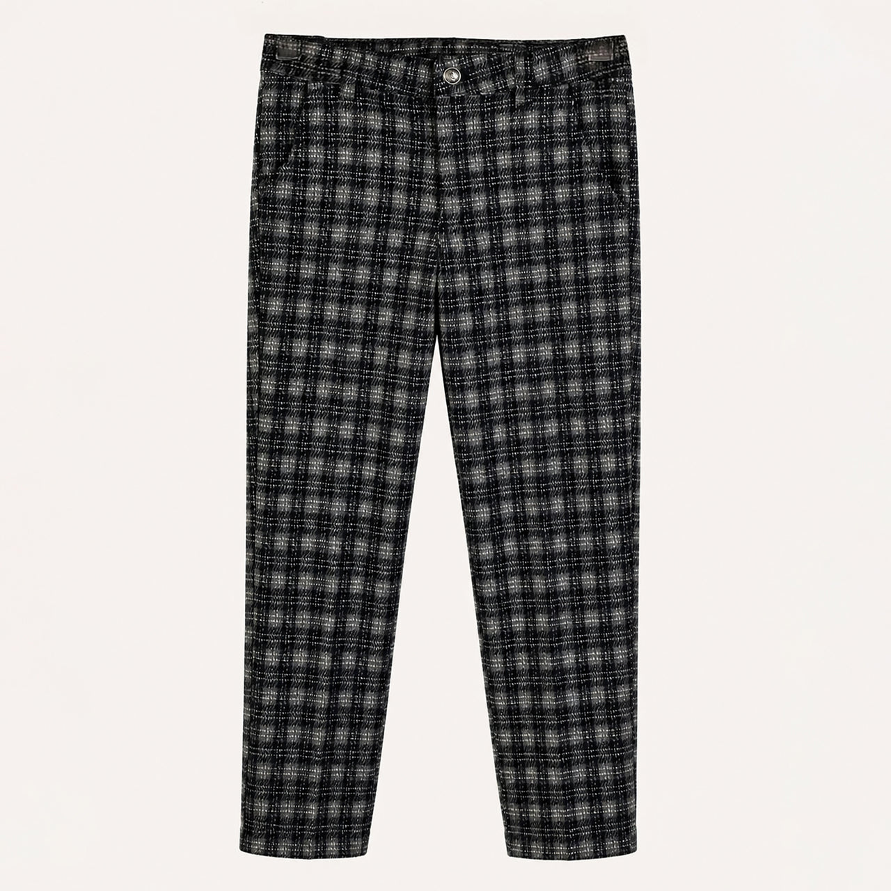 Stretch Checkered Pants