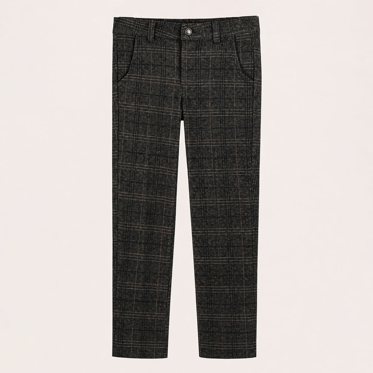 Stretch Checkered Pants