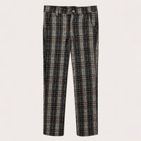 Stretch Checkered Pants