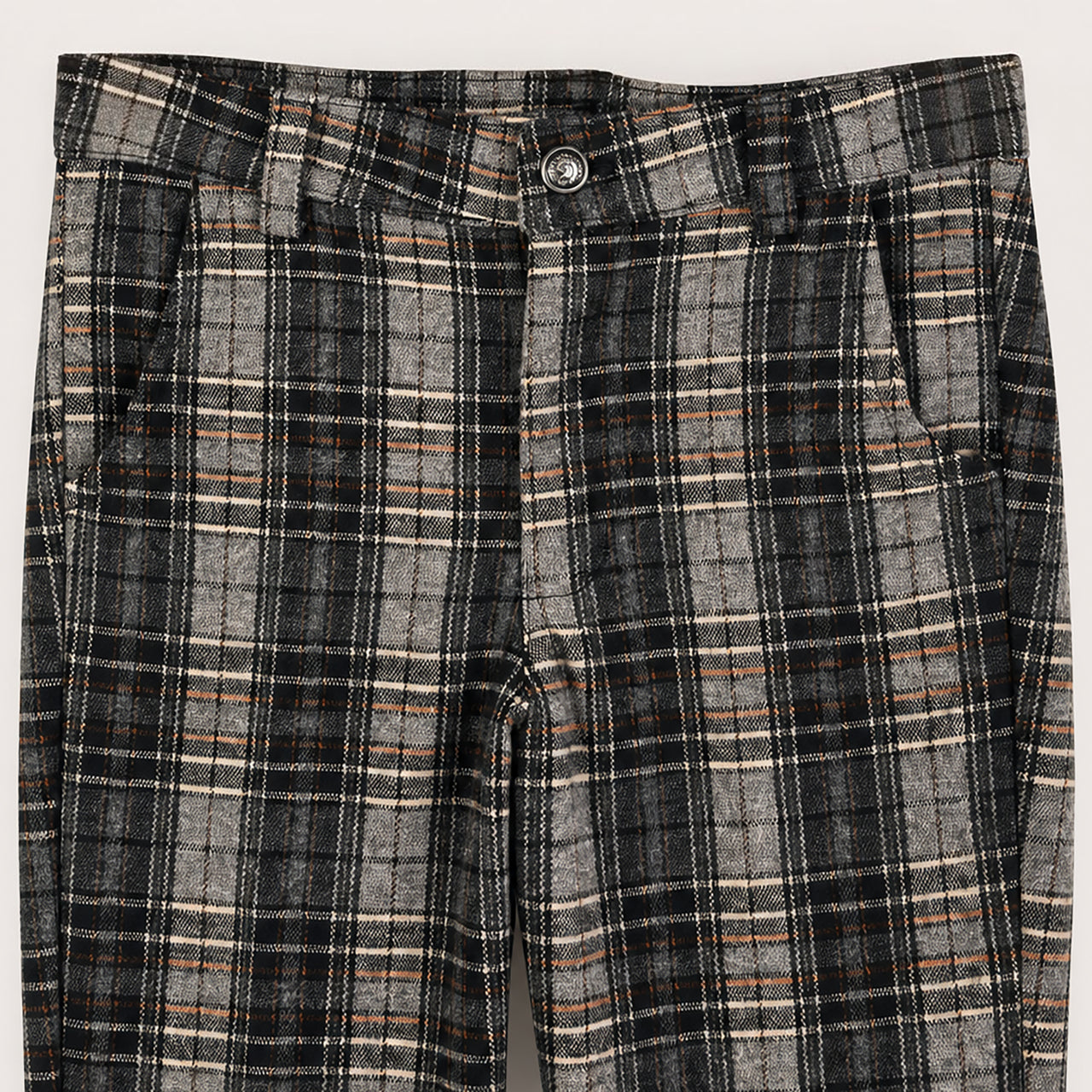 Stretch Checkered Pants