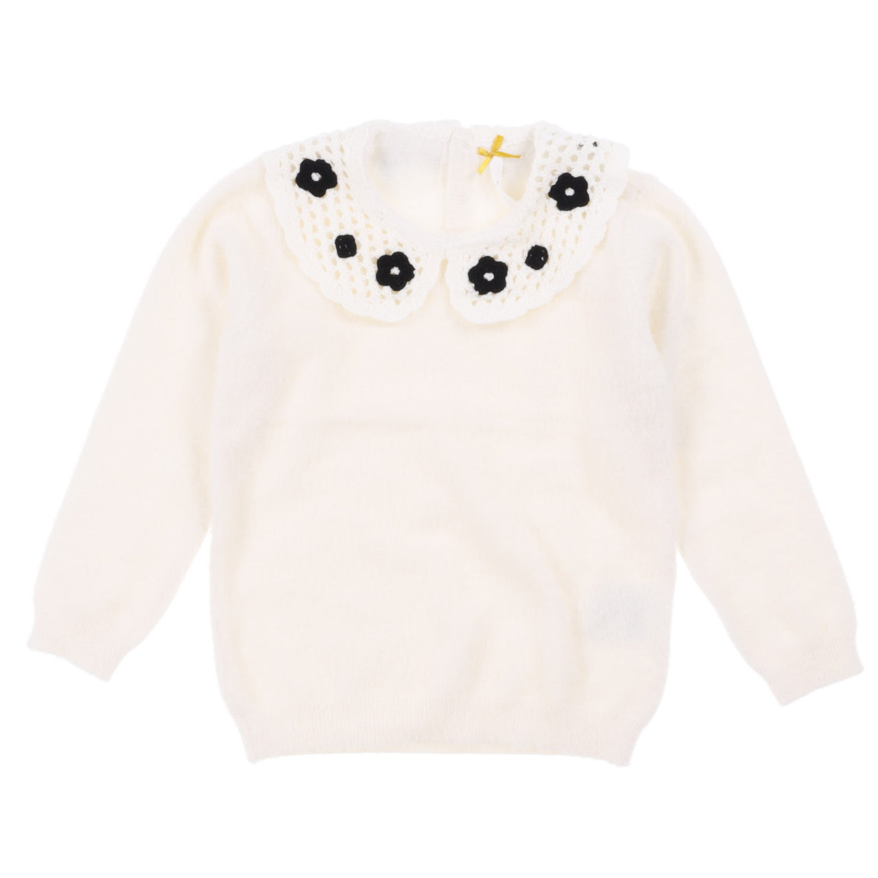Floral Collar Sweater