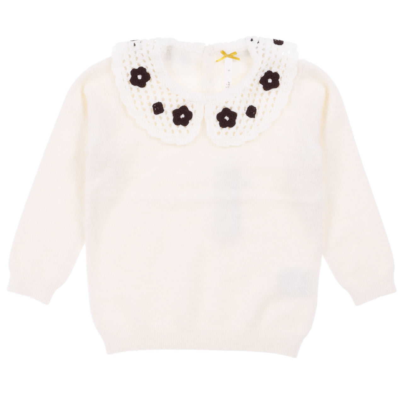 Floral Collar Sweater