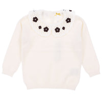 Floral Collar Sweater