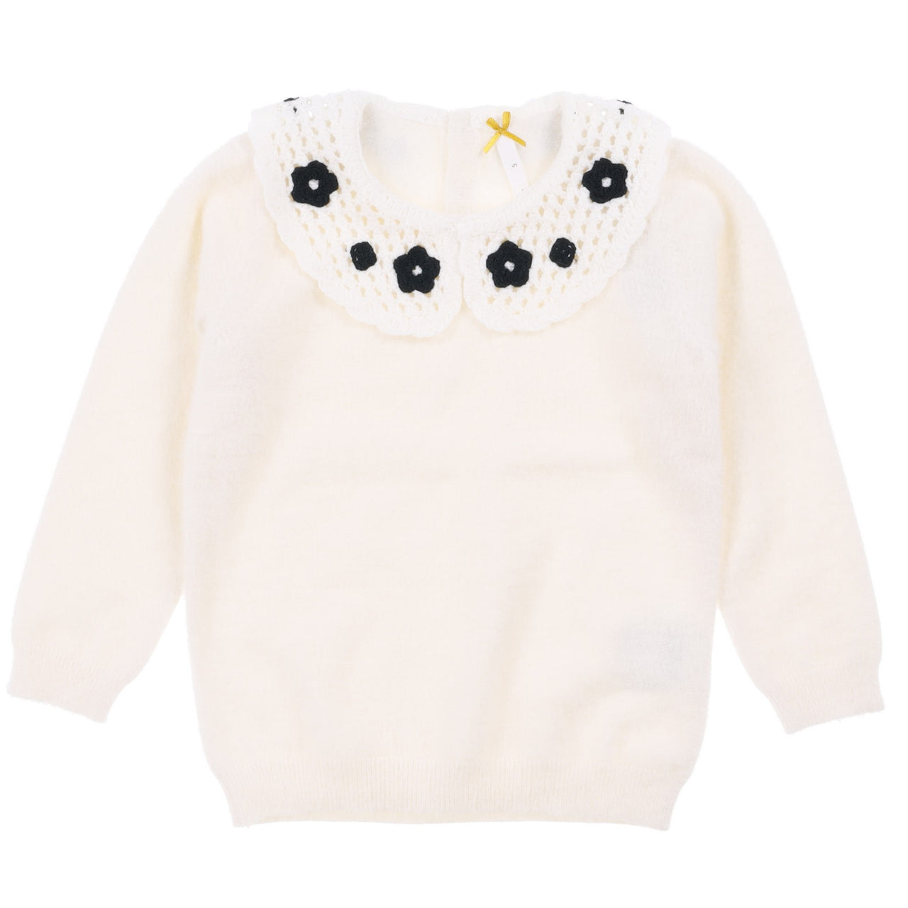 Floral Collar Sweater