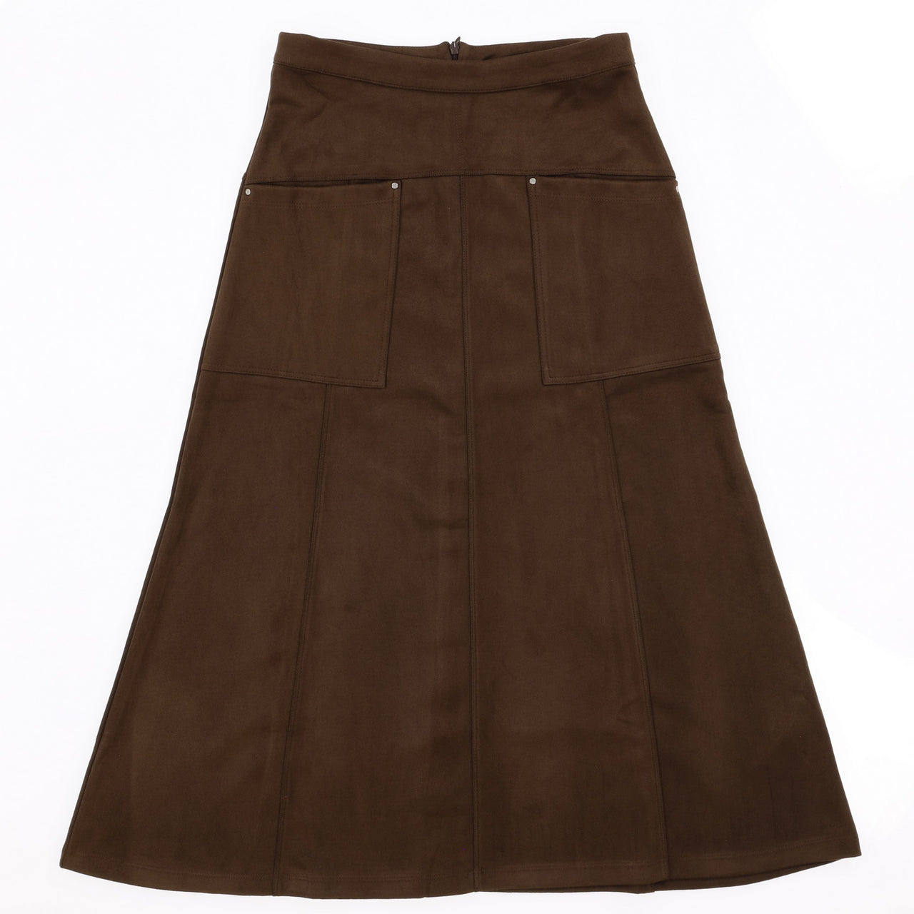 Suede Pocket Skirt