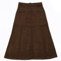 Suede Pocket Skirt