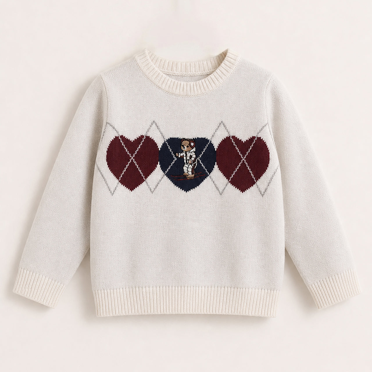 Argyle Teddy Bear Sweater