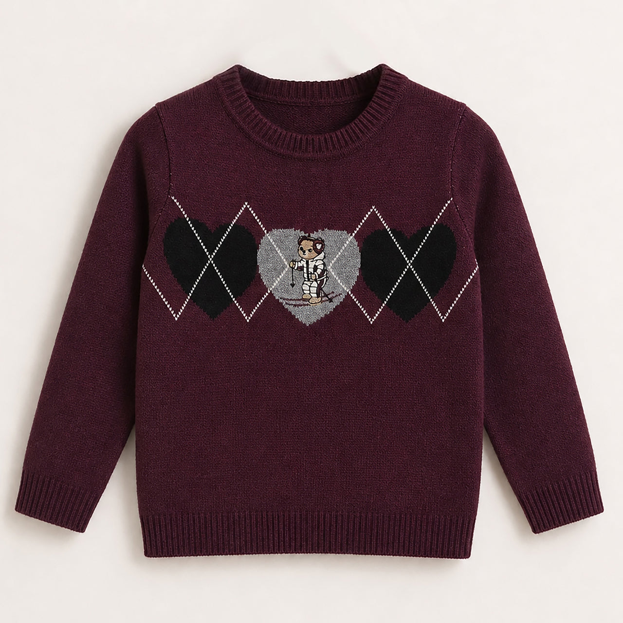 Argyle Teddy Bear Sweater